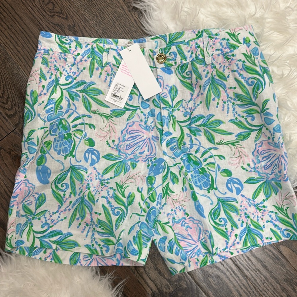 Lilly Pulitzer Aldona Linen Shorts